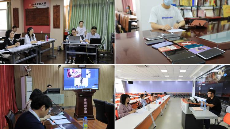 盧福財(cái)巡視碩士研究生招生復(fù)試現(xiàn)場，強(qiáng)調(diào)網(wǎng)絡(luò)技術(shù)支撐與咨詢服務(wù)保障工作